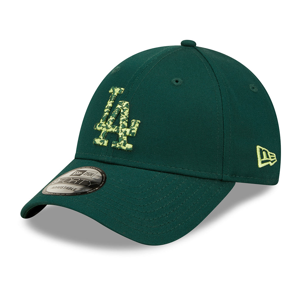 New Era 9FORTY L.A. Dodgers Baseball Cap - MLB Seasonal Infill - Dark Green