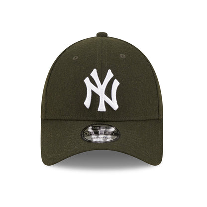 New Era 9FORTY New York Yankees Baseball Cap - MLB Melton The League - Dark Green-White