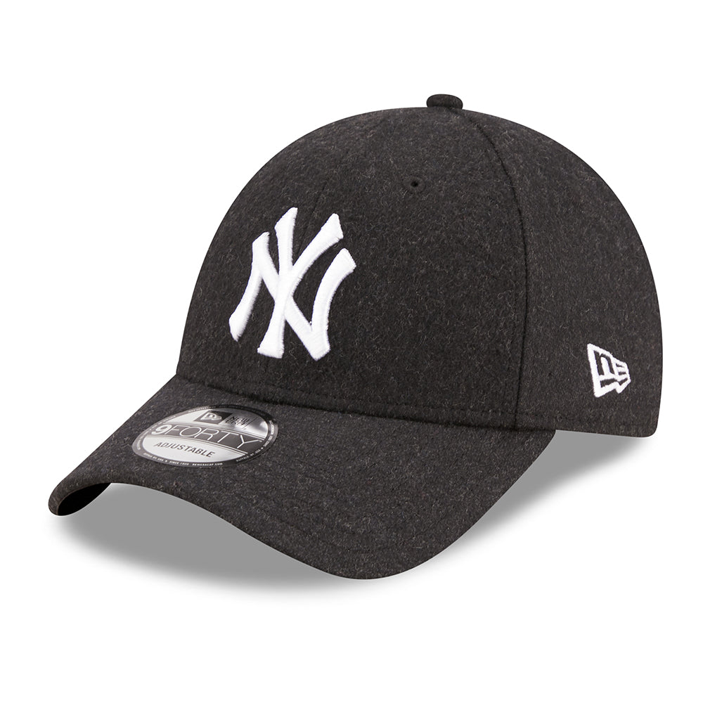 New Era 9FORTY N.Y. Yankees Baseball Cap - Melton The League - Black ...