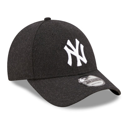 New Era 9FORTY New York Yankees Baseball Cap - MLB Melton The League - Black-White