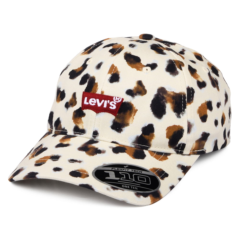 Levi's Hats Womens Mid Batwing Flexfit Baseball Cap With Blank Tab - Brown