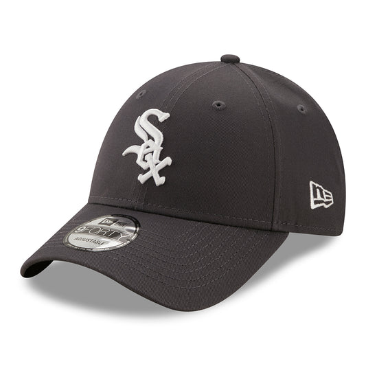 New Era 9FORTY Chicago White Sox Baseball Cap - MLB League Essential - Graphite-White
