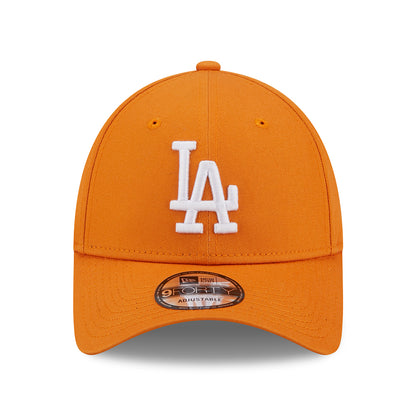 New Era 9FORTY L.A. Dodgers Baseball Cap - MLB League Essential - Orange-White