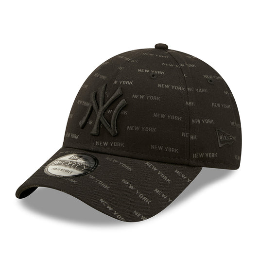 New Era 9FORTY New York Yankees Snapback Cap - MLB Monogram AOP - Black