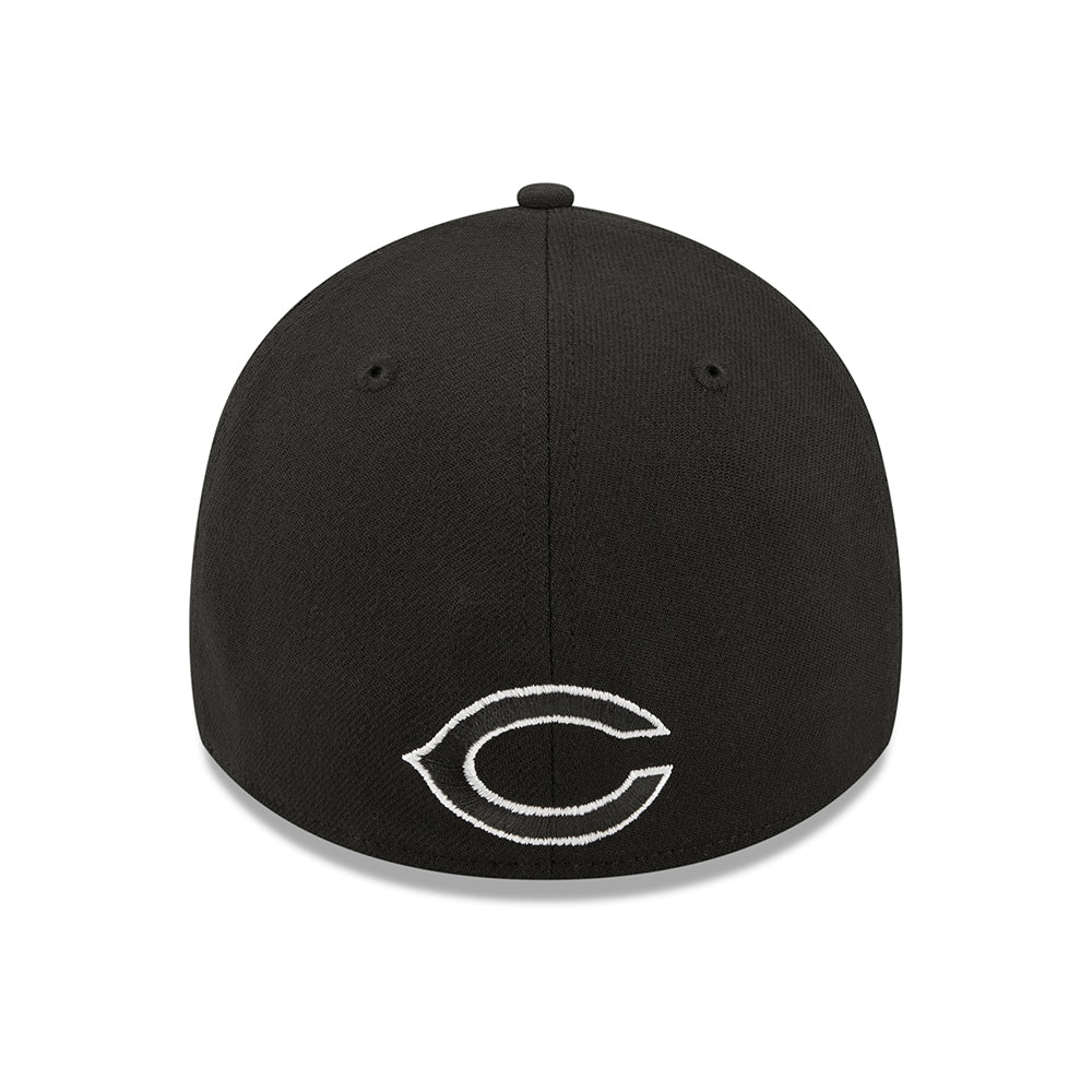 New Era 39THIRTY Chicago Bears Baseball Cap - NFL Sideline - Black-White