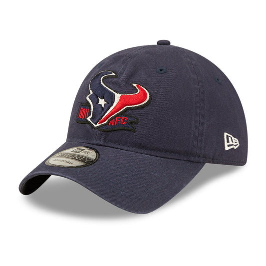 New Era 9TWENTY Houston Texans Baseball Cap - NFL Sideline On Field - Navy Blue