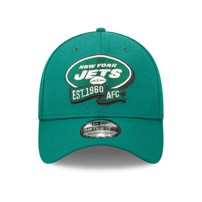 New Era 39THIRTY New York Jets Baseball Cap - NFL Sideline On Field - Green