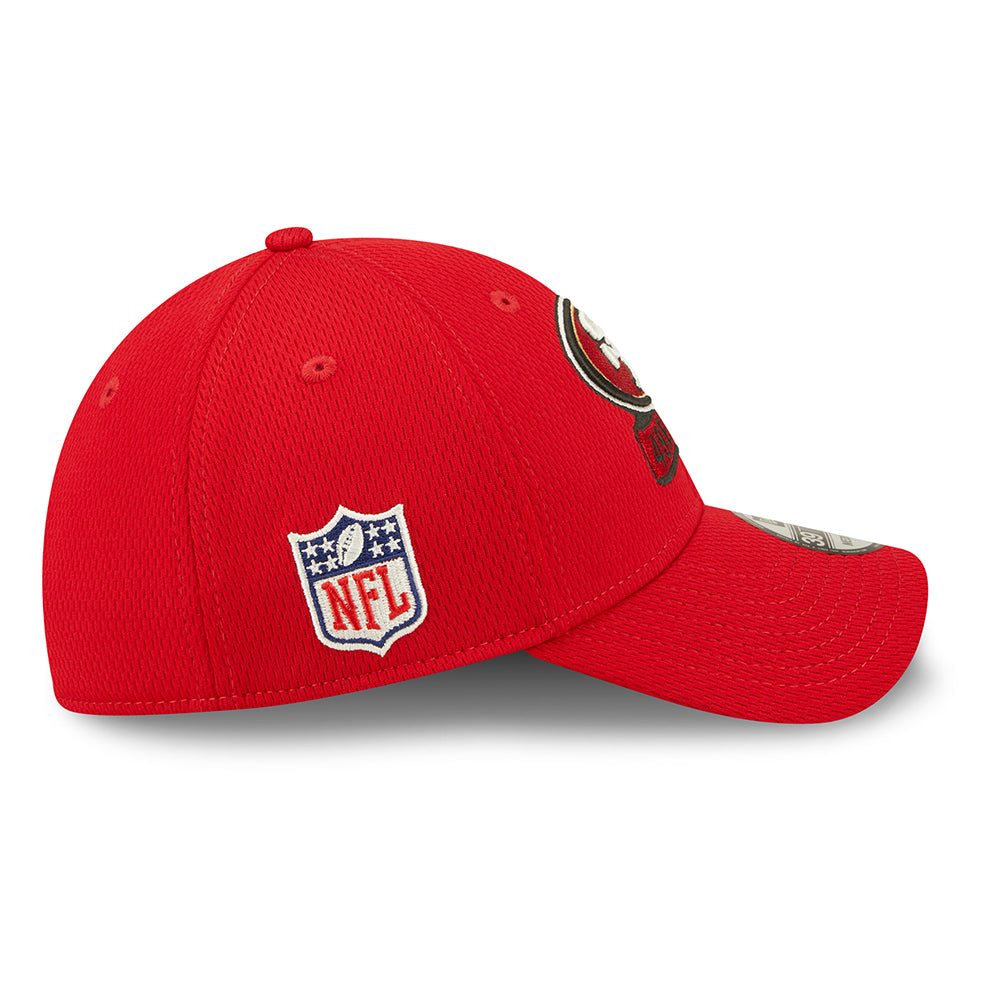 New Era 39THIRTY San Francisco 49ers Baseball Cap - NFL Sideline On Field - Red