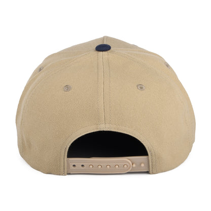 Brixton Hats Crest C NetPlus MP Snapback Cap - Sand-Washed Navy
