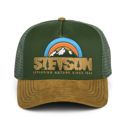 Stetson Hats Hiking Trucker Cap - Olive