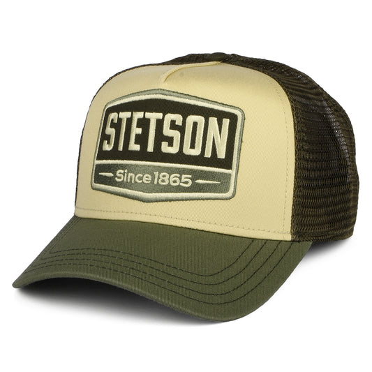 Stetson Hats Gasoline Trucker Cap - Olive