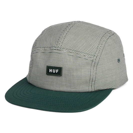 HUF Micro Gingham 5 Panel Cap - Green