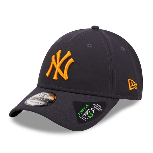 New Era 9FORTY New York Yankees Baseball Cap - MLB Repreve - Navy-Orange