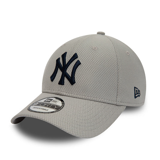 New Era 9FORTY New York Yankees Baseball Cap - MLB Diamond Era Essential - Graphite-Navy