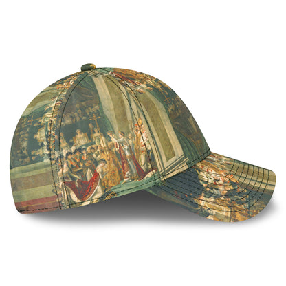 New Era 9FORTY The Coronation of Napoleon Baseball Cap - Le Louvre AOP - Multi-Coloured