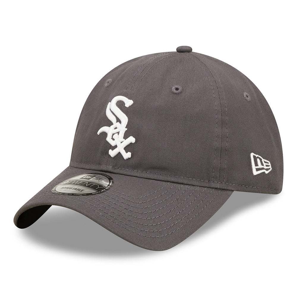 New Era 9TWENTY White Sox Baseball Cap - League Essential - Graphite ...