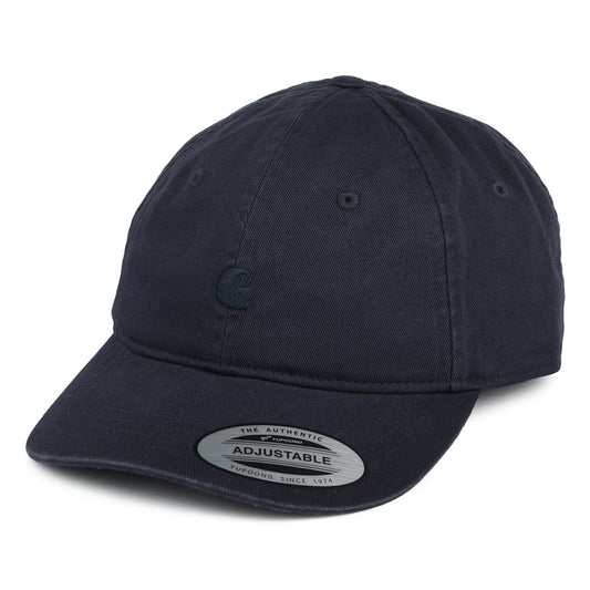 Carhartt WIP Hats Madison Logo Baseball Cap - Navy On Navy