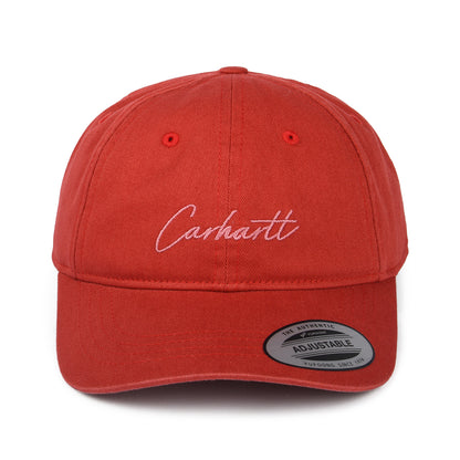 Carhartt WIP Hats Delray Cotton Twill Baseball Cap - Washed Red