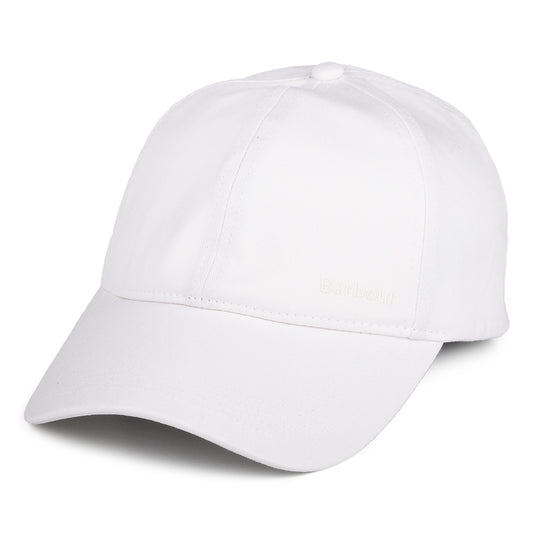Barbour Hats Olivia Cotton Baseball Cap - White