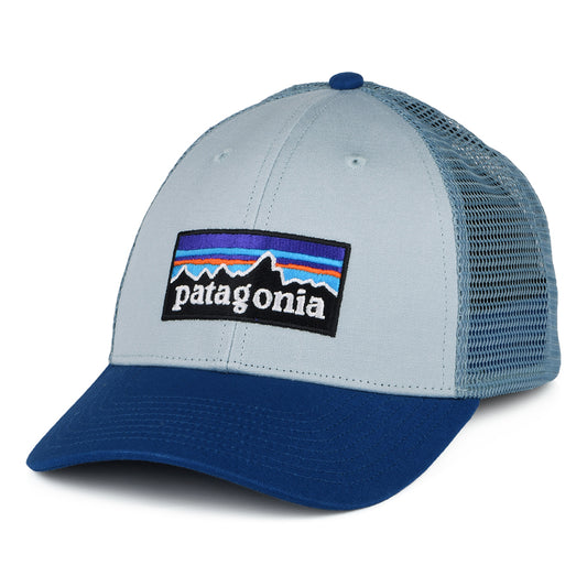 Patagonia Hats P-6 Logo Organic Cotton LoPro Trucker Cap - Light Blue-Blue