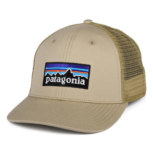 Patagonia Hats P-6 Logo Organic Cotton Trucker Cap - Tan