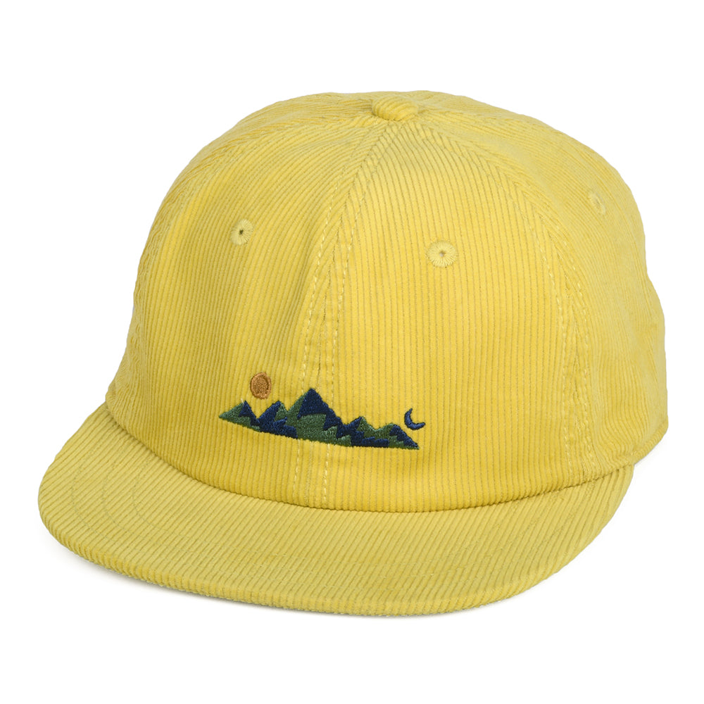 Patagonia Hats Spirited Seasons Skyline Corduroy Snapback Cap - Mustard
