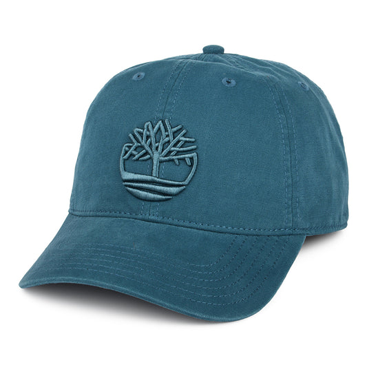 Timberland Hats Soundview Cotton Canvas Baseball Cap - Sea Blue