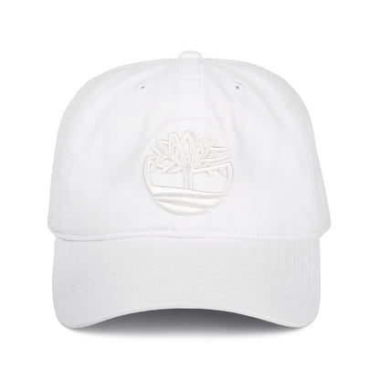 Timberland Hats Soundview Cotton Canvas Baseball Cap - White