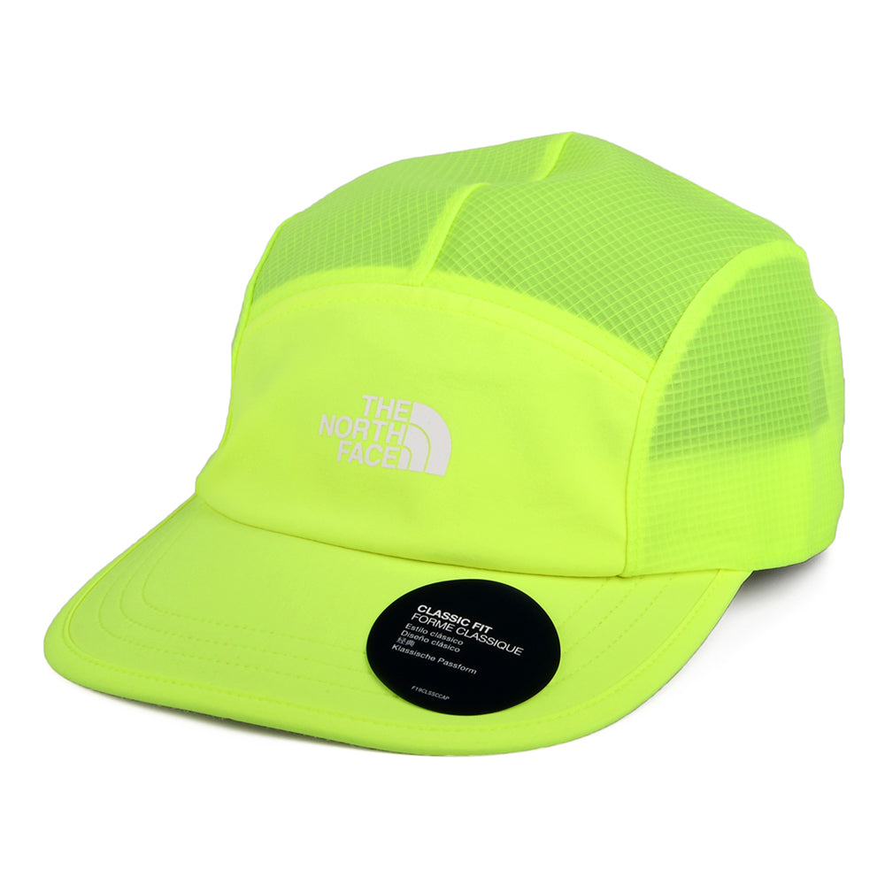 The North Face Hats TNF Run Recycled 5 Panel Cap - Neon Yellow