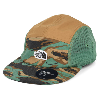 The North Face Hats Class V Camp Recycled 5 Panel Cap - Green-Camo