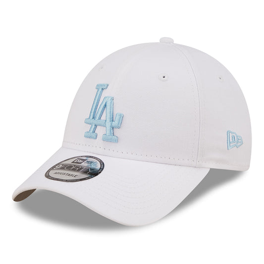 New Era 9FORTY L.A. Dodgers Baseball Cap - MLB League Essential - White-Light Blue