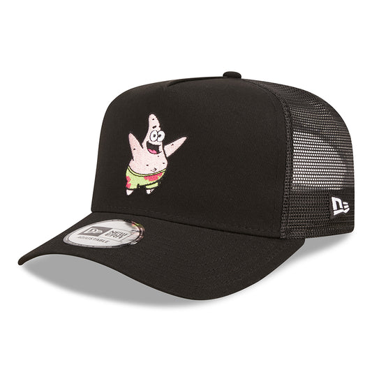 New Era Patrick Star A-Frame Trucker Cap - Nickelodeon - Black