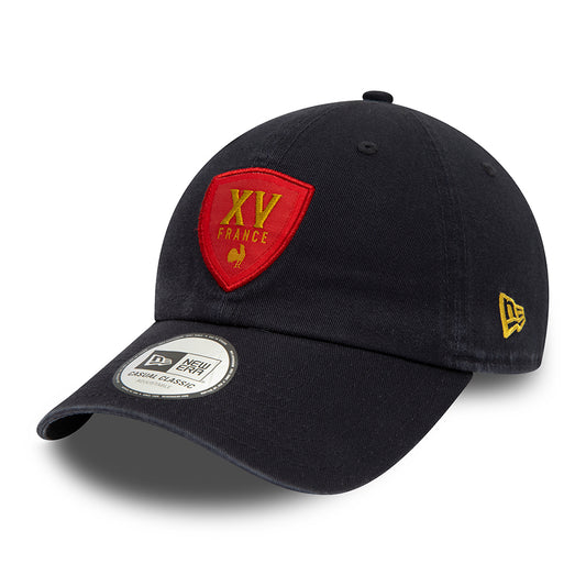 New Era French Federation of Rugby Baseball Cap - Casual Classic Heritage - Navy Blue