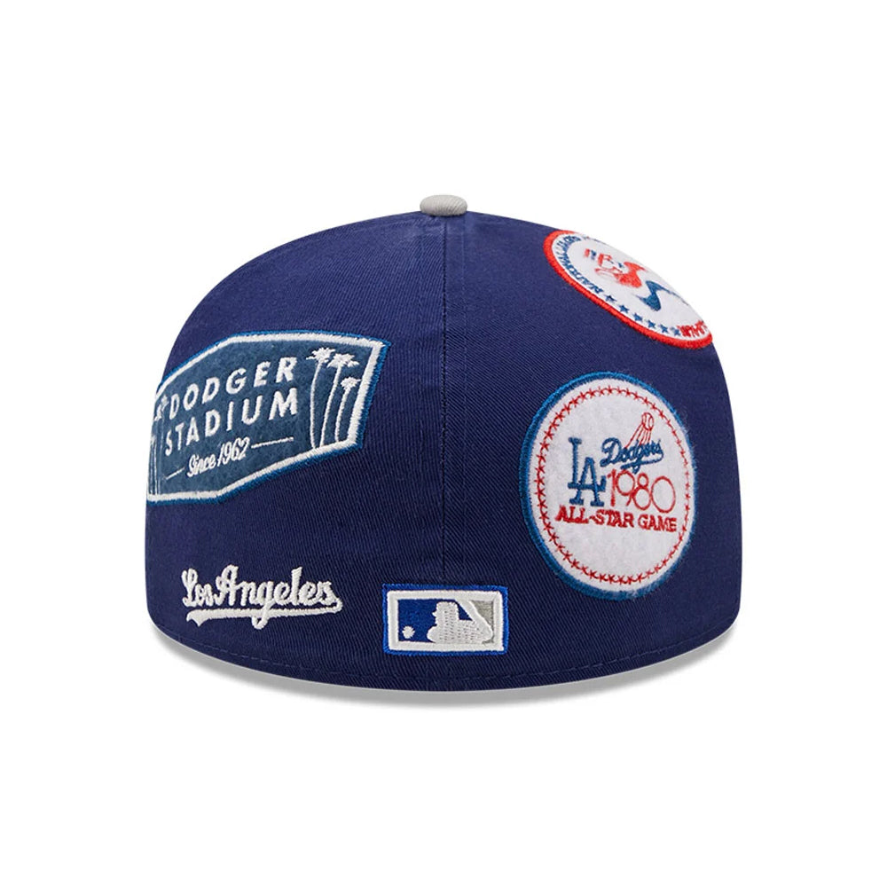 New Era 59FIFTY L.A. Dodgers Baseball Cap - MLB Cooperstown Patch - Blue