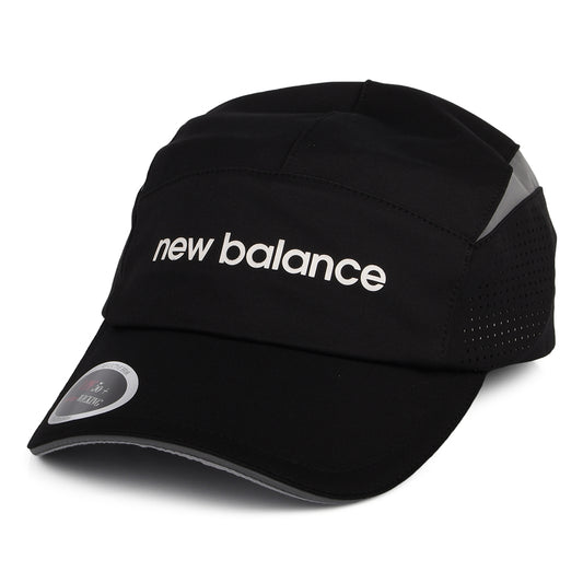 New Balance Hats Laser Running 5 Panel Cap - Black