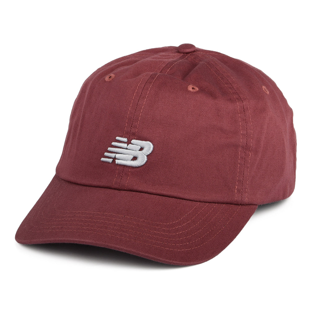 New Balance Hats Classic NB Curved Brim Baseball Cap - Washed Burgundy