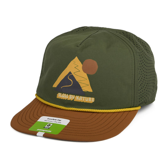 Patagonia Hats Slow Going Snowfarer Recycled Strapback Cap - Olive