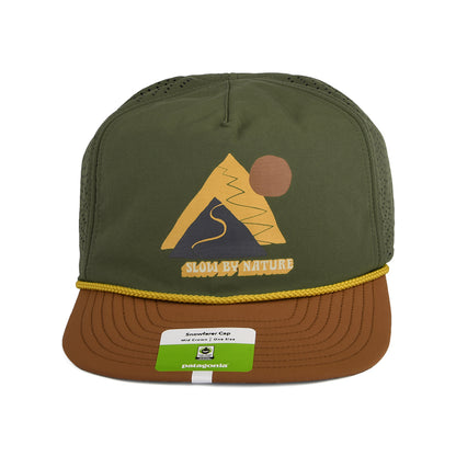 Patagonia Hats Slow Going Snowfarer Recycled Strapback Cap - Olive