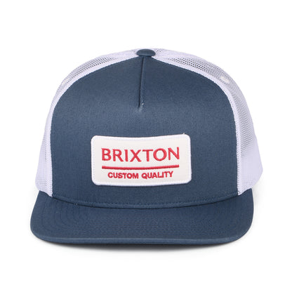 Brixton Hats Palmer Proper MP Trucker Cap - Blue-White