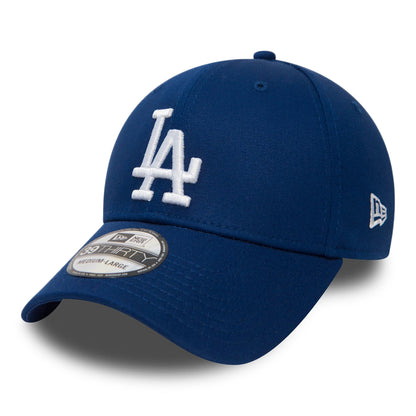 New Era 39THIRTY L.A. Dodgers Baseball Cap - MLB League Essential - Royal Blue-White