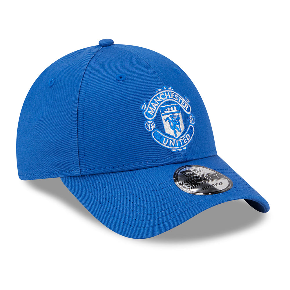 New Era 9FORTY Manchester United FC Baseball Cap - Seasonal - Azure