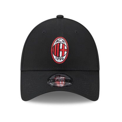 New Era 9FORTY AC Milan Baseball Cap - Core - Black