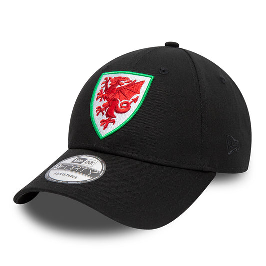 New Era 9FORTY Football Association of Wales Baseball Cap - Core - Black