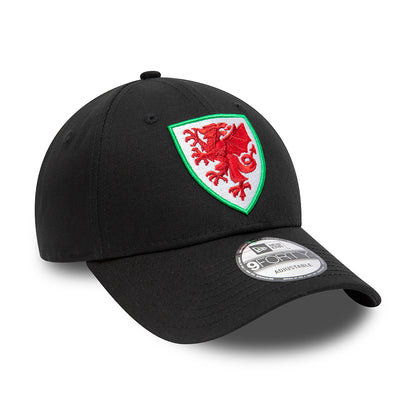 New Era 9FORTY Football Association of Wales Baseball Cap - Core - Black