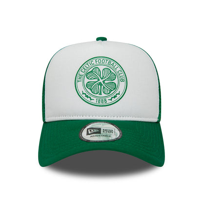 New Era Celtic FC A-Frame Trucker Cap - Core - Green-White