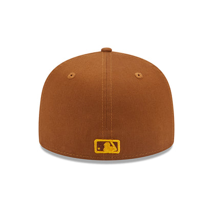 New Era 59FIFTY New York Yankees Baseball Cap - MLB League Essential - Toffee-Yellow