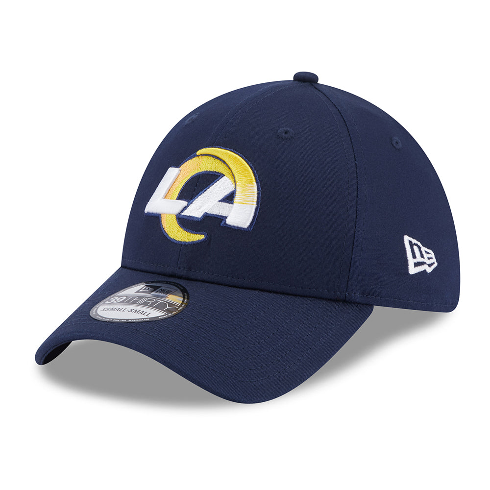 New Era 39THIRTY Los Angeles Rams Baseball Cap - NFL Comfort - Navy Bl ...
