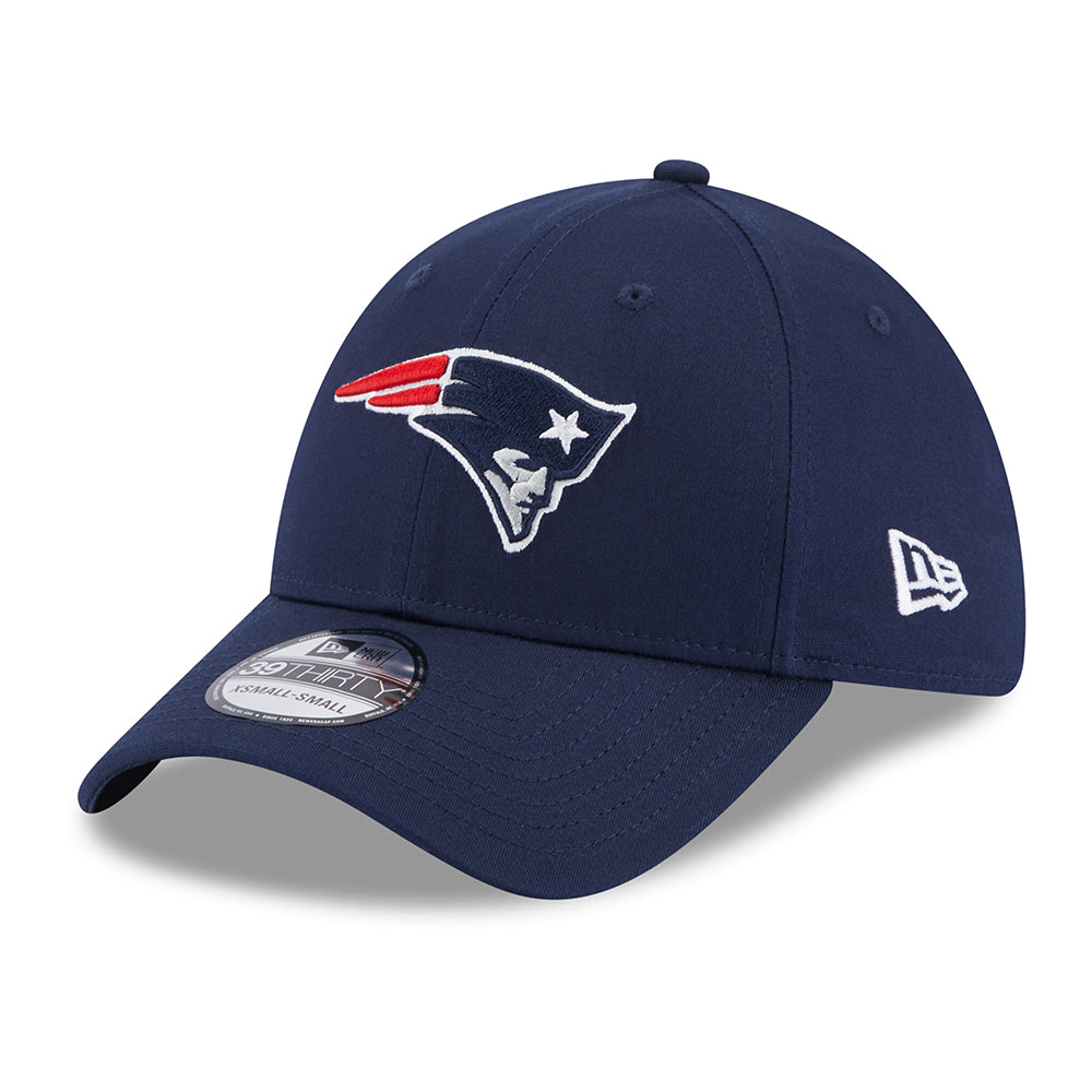 New Era 39THIRTY New England Patriots Baseball Cap - NFL Comfort - Navy Blue