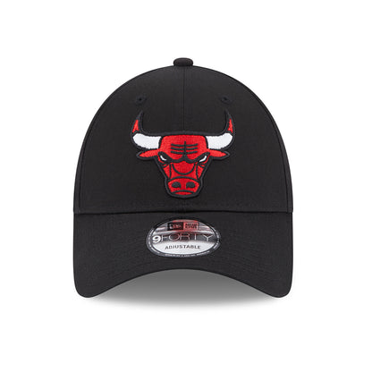 New Era 9FORTY Chicago Bulls Baseball Cap - NBA Team Side Patch - Black