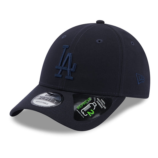 New Era 9FORTY L.A. Dodgers Baseball Cap MLB Repreve - Navy On Navy